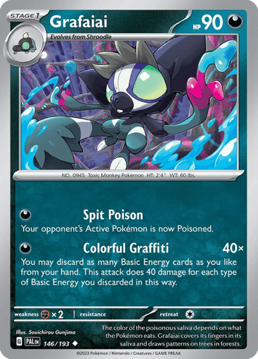 Grafaiai — Paldea Evolved #146