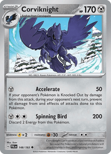 Corviknight — Paldea Evolved #148