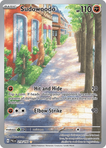Sudowoodo — Paldea Evolved #219