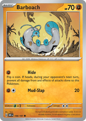 Barboach — Obsidian Flames #108