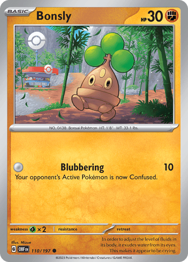 Bonsly — Obsidian Flames #110