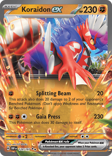 Koraidon ex — Obsidian Flames #124