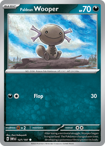 Paldean Wooper — Obsidian Flames #127