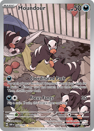 Houndour — Obsidian Flames #204