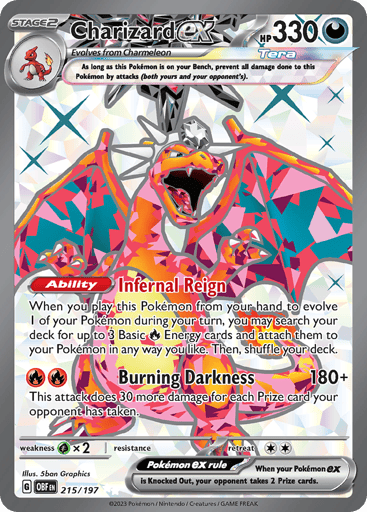 Charizard ex — Obsidian Flames #215
