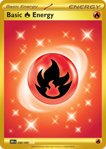 Basic Fire Energy — Obsidian Flames #230