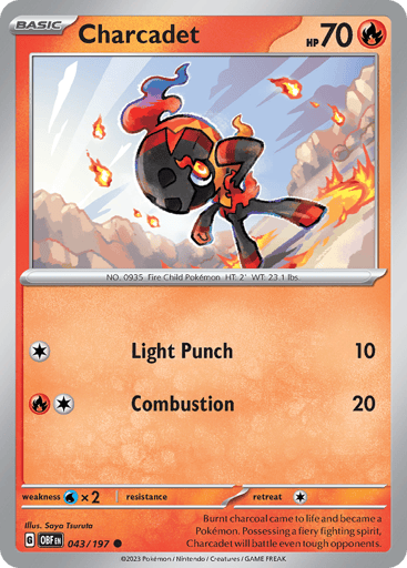 Charcadet — Obsidian Flames #43