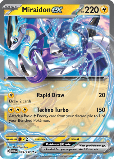 Miraidon ex — Obsidian Flames #79