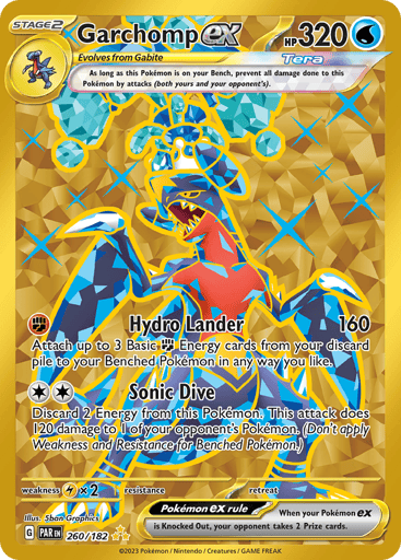 Garchomp ex — Paradox Rift #260