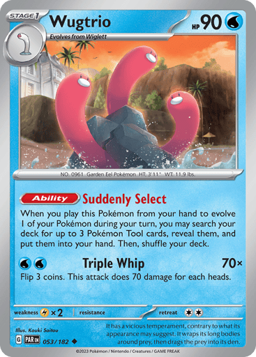 Wugtrio — Paradox Rift #53