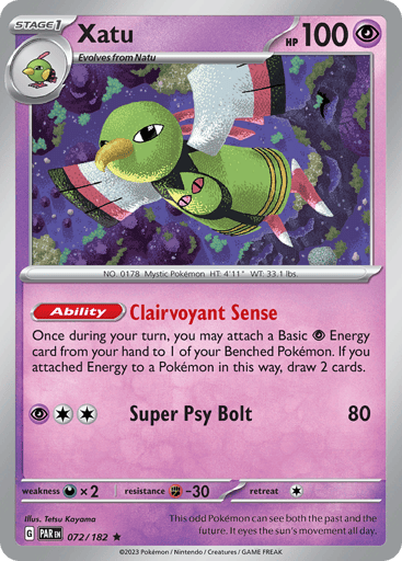 Xatu Price – Paradox Rift #072/182 | CardTrack