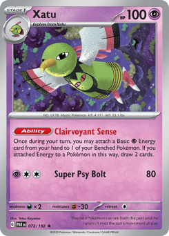 Xatu Price – Paradox Rift #072/182 | CardTrack