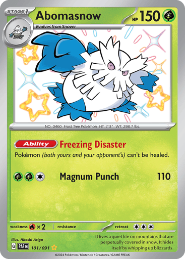 Abomasnow — Paldean Fates #101