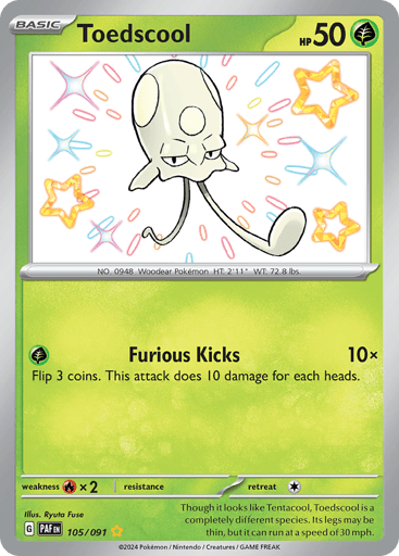 Toedscool — Paldean Fates #105