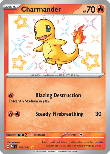 Charmander — Paldean Fates #109