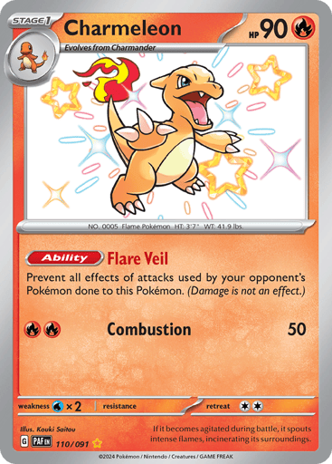 Charmeleon — Paldean Fates #110