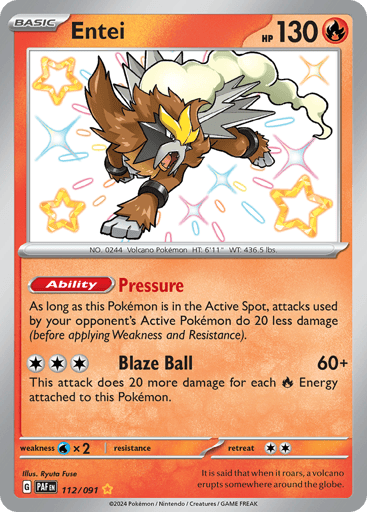 Entei — Paldean Fates #112