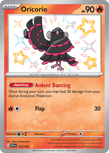 Oricorio — Paldean Fates #113