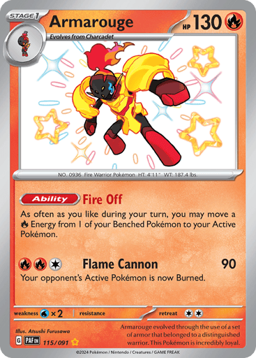 Armarouge — Paldean Fates #115