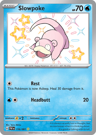 Slowpoke — Paldean Fates #116