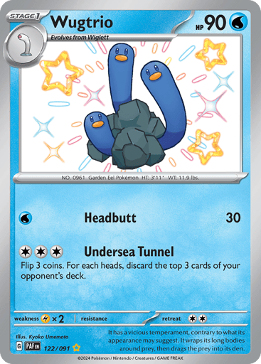Wugtrio — Paldean Fates #122