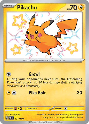 Pikachu — Paldean Fates #131