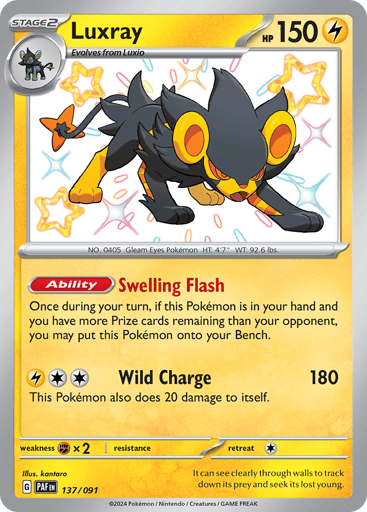 Luxray — Paldean Fates #137
