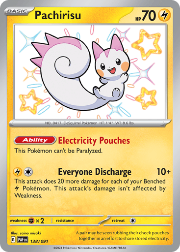 Pachirisu — Paldean Fates #138
