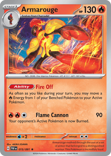 Armarouge — Paldean Fates #15