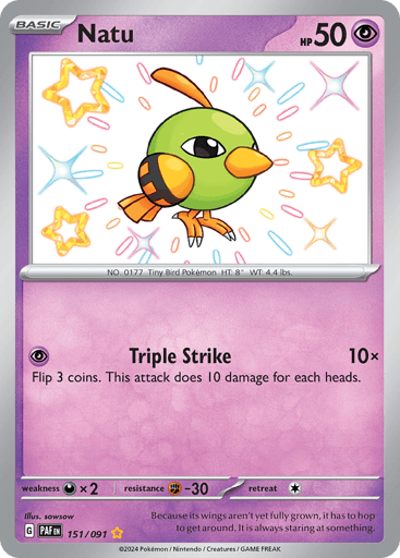 Natu — Paldean Fates #151