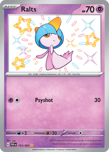 Ralts — Paldean Fates #153