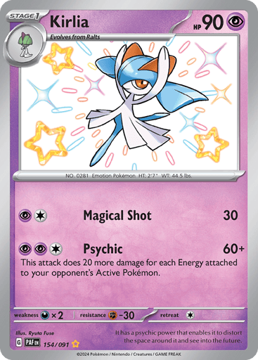 Kirlia — Paldean Fates #154