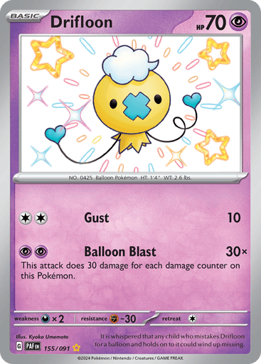 Drifloon — Paldean Fates #155