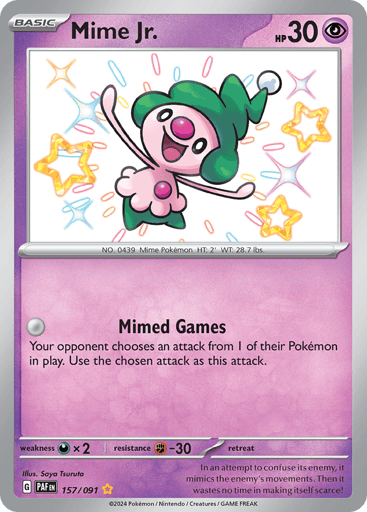 Mime Jr. — Paldean Fates #157