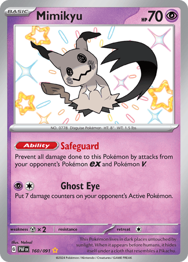 Mimikyu — Paldean Fates #160