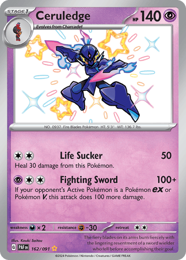 Ceruledge — Paldean Fates #162