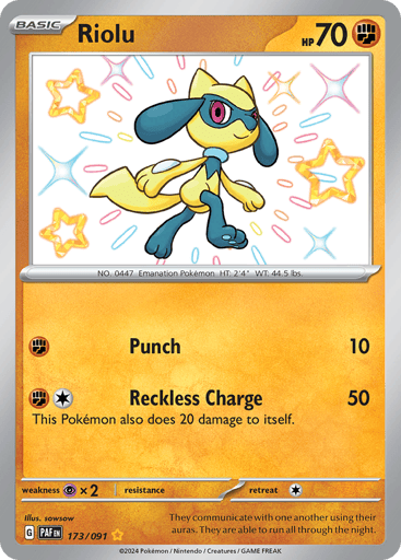Riolu — Paldean Fates #173