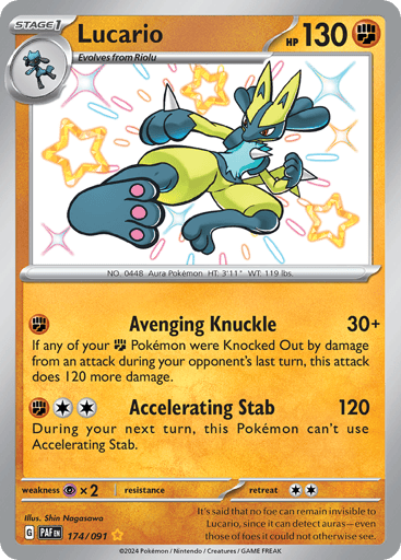 Lucario — Paldean Fates #174