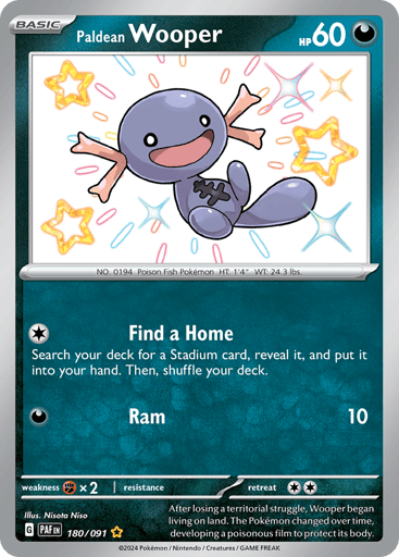 Paldean Wooper — Paldean Fates #180