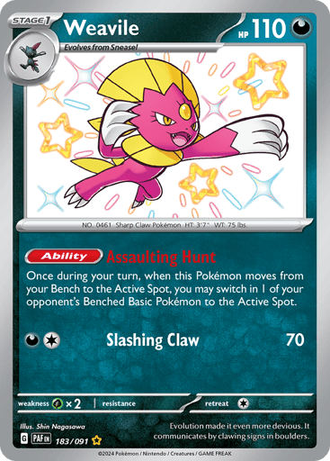 Weavile — Paldean Fates #183