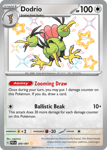 Dodrio — Paldean Fates #200