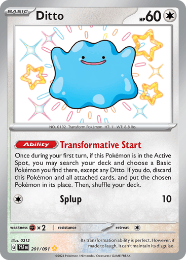 Ditto — Paldean Fates #201
