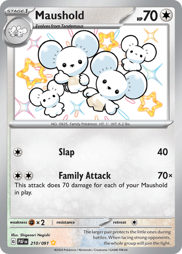 Maushold — Paldean Fates #210