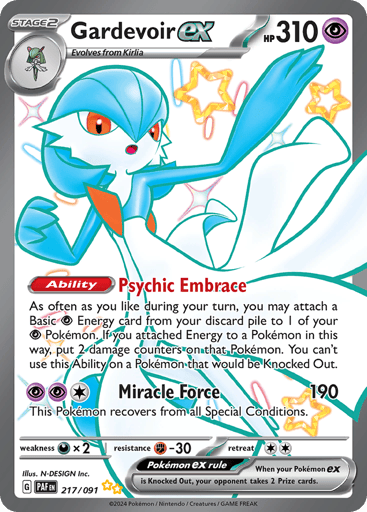 Gardevoir ex — Paldean Fates #217