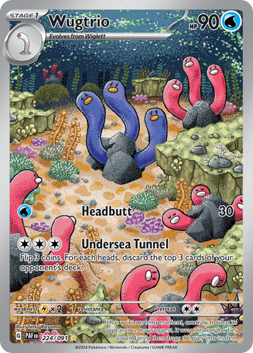 Wugtrio — Paldean Fates #224