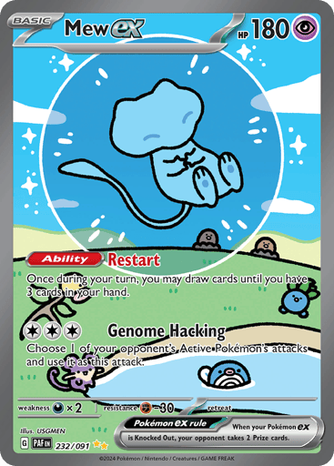 Mew ex — Paldean Fates #232