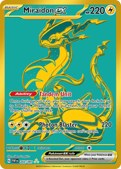 Gold Pokémon Cards — Miraidon ex