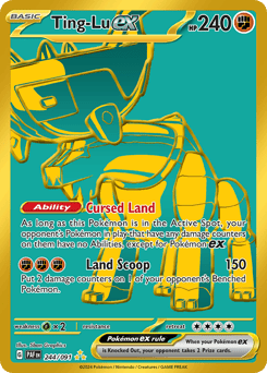 Gold Pokémon Cards — Ting-Lu ex