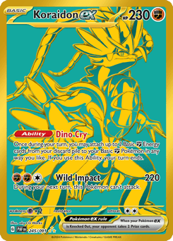 Gold Pokémon Cards — Koraidon ex