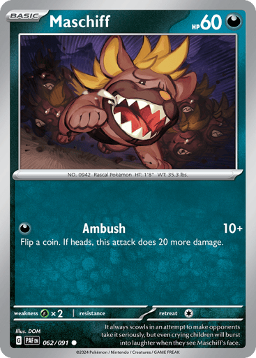 Maschiff — Paldean Fates #62